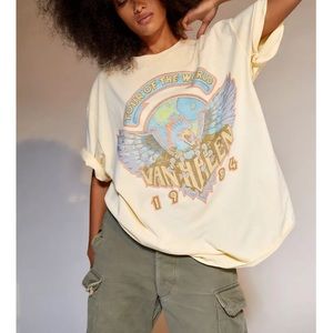 UO Van Halen Oversized Band Tee